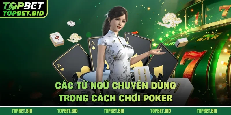 Các từ ngữ chuyên dùng trong cách chơi Poker