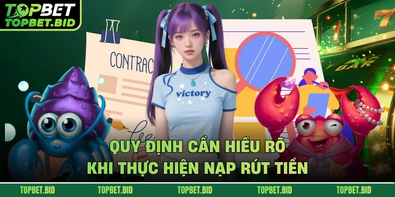 Quy định cần hiểu rõ khi thực hiện nạp rút tiền